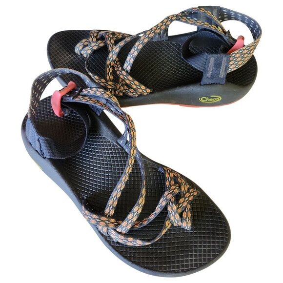 Chaco Women's Sport Sandals Non-Marking Soles Adjustable Size 6.5 Black Pink - Picture 1 of 8